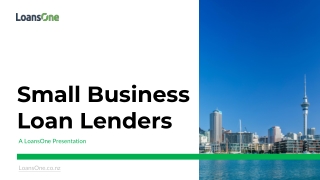 Small Business Loan Lenders in New Zealand