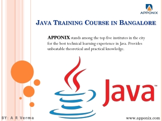 Java training Course in Bangalore