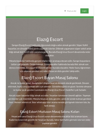 Elazığ Escort