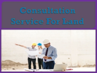 Consultation Service For Land