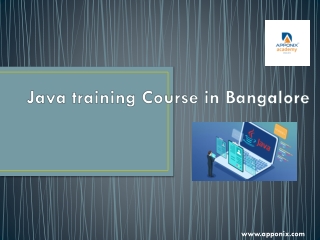 Java training Course in Bangalore
