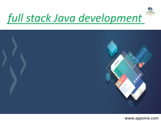 full stack java development