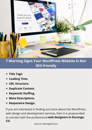 7 Warning Signs Your WordPress Website Is Not SEO-friendly