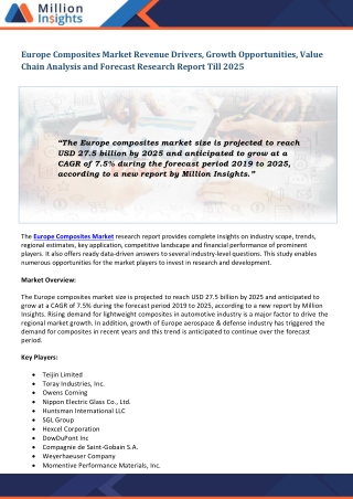 Europe Composites Market