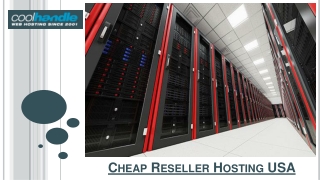 Cheap Reseller Hosting USA