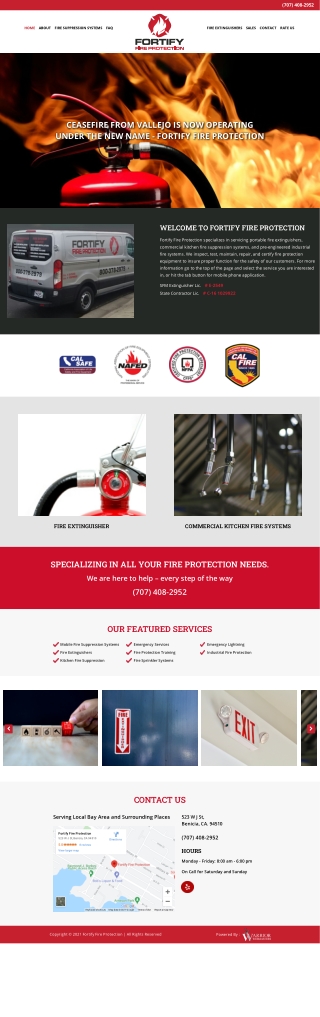 Fire Protection Contractors in Napa