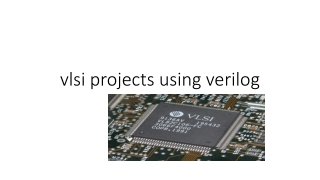 vlsi projects using verilog