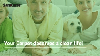 Your Carpet deserves a clean life!