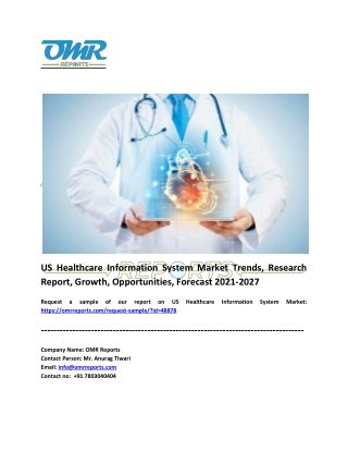 US Healthcare Information System Market Analysis and Report 2021-2027