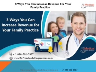 3 Ways You Can Increase Revenue For Your Family Practice