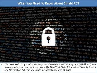 What You Need To Know About Shield ACT