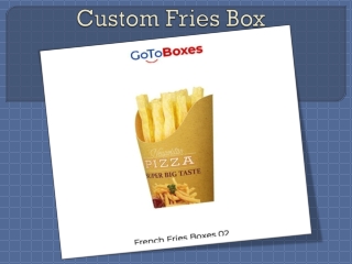 Custom Fries Box