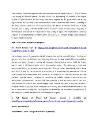 France Breast Cancer Therapeutics Market