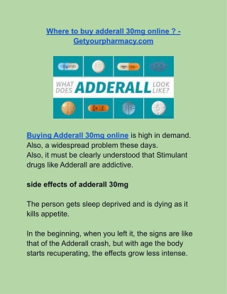 Where to buy adderall 30mg online _ - Getyourpharmacy.com
