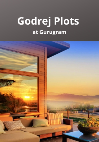 Godrej Plots Gurgaon | Live Life With A Sense Of Safety  | Brochure