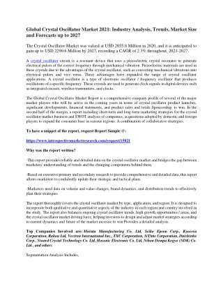 Global Crystal Oscillator  Market