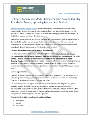 Global Vacuum Hardening Furnaces Market – Growth, Trends And Forecast