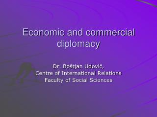 Economic and commercial diplomacy