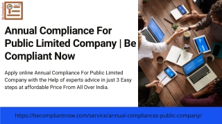 Annual Compliance For Public Limited Company