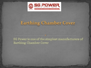 Buy Earthing Chamber Cover
