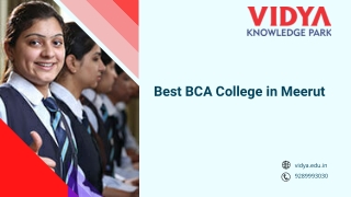 Best BCA College in Meerut  |  Top BBA Colleges in Uttar Pradesh