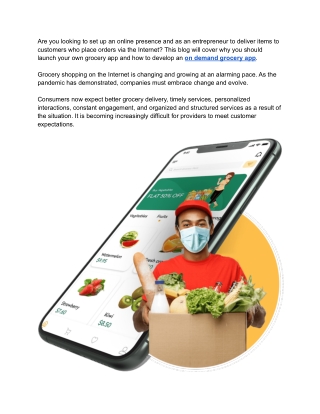 Astonishing white-label grocery delivery app development