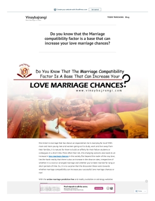Marriage Prediction