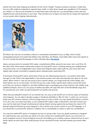 bts merch: It's Not as Difficult as You Think