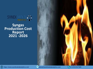 Syngas Production Cost PDF 2021-2026 | Syndicated Analytics