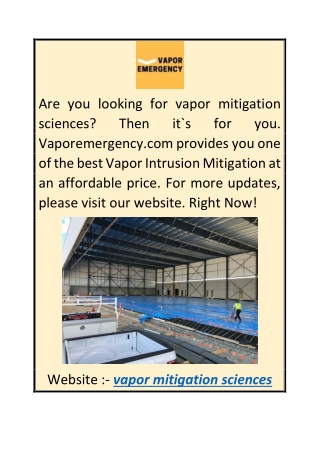 vapor mitigation sciences  Vaporemergency