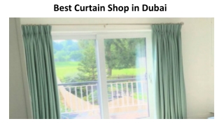 Best Curtain Shop in Dubai