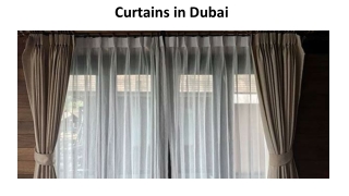 Curtains Dubai
