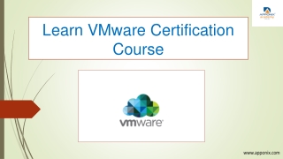 Learn VMware CLearn VMware Certification Course in Gurgaon from Industry profess