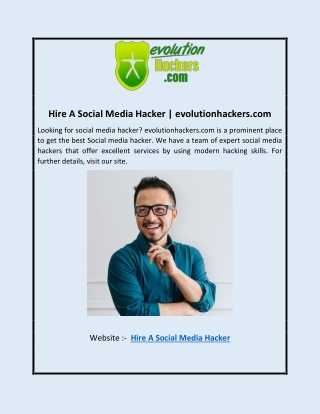 Hire A Social Media Hacker | evolutionhackers.com