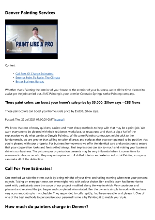 The Evolution Of Interior Home Painting Estimate