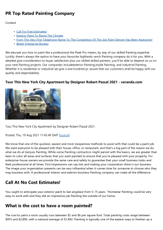 Skilled Residential And Industrial Painting