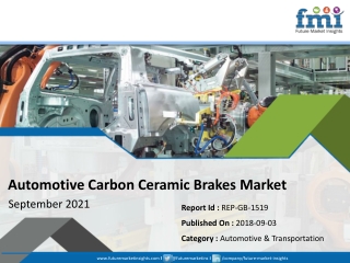 Automotive Carbon Ceramic Brakes Market