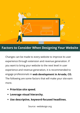 Factors to Consider When Designing Your Website