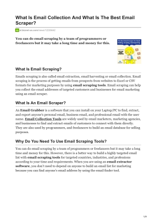 1What Is Email Extration And What Is The Best Email Scraper