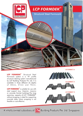 FORMDEK  - LCP BUILDING PRODUCTS PVT. LTD.