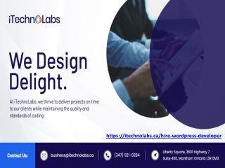 Hire WordPress Programmers – iTechnoLabs