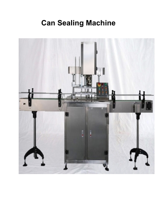 Can Sealing Machine