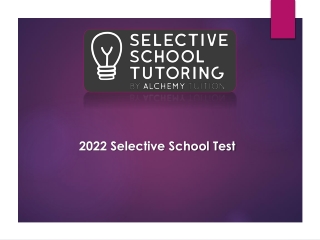 Selective School Exam Preparation