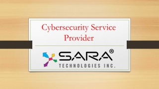 Cybersecurity Service Provider
