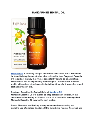 mandarin oil,,..