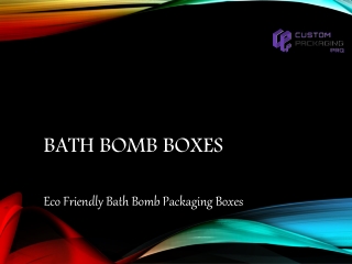 Bath Bomb Packaging