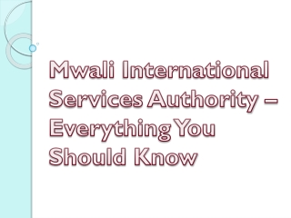 Mwali International Services Authority – Everything You Should Know