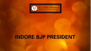 Indore BJP President