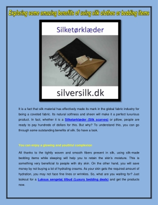 Silketørklæder