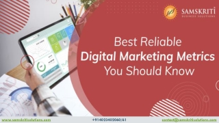 Best Reliable Digital Marketing Metrics You Should Know